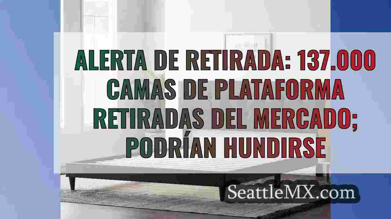 Alerta de retirada: 137.000 camas de