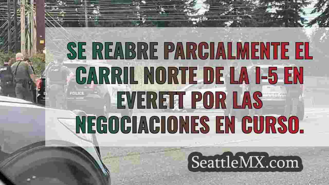 Carril en dirección norte de la I-5