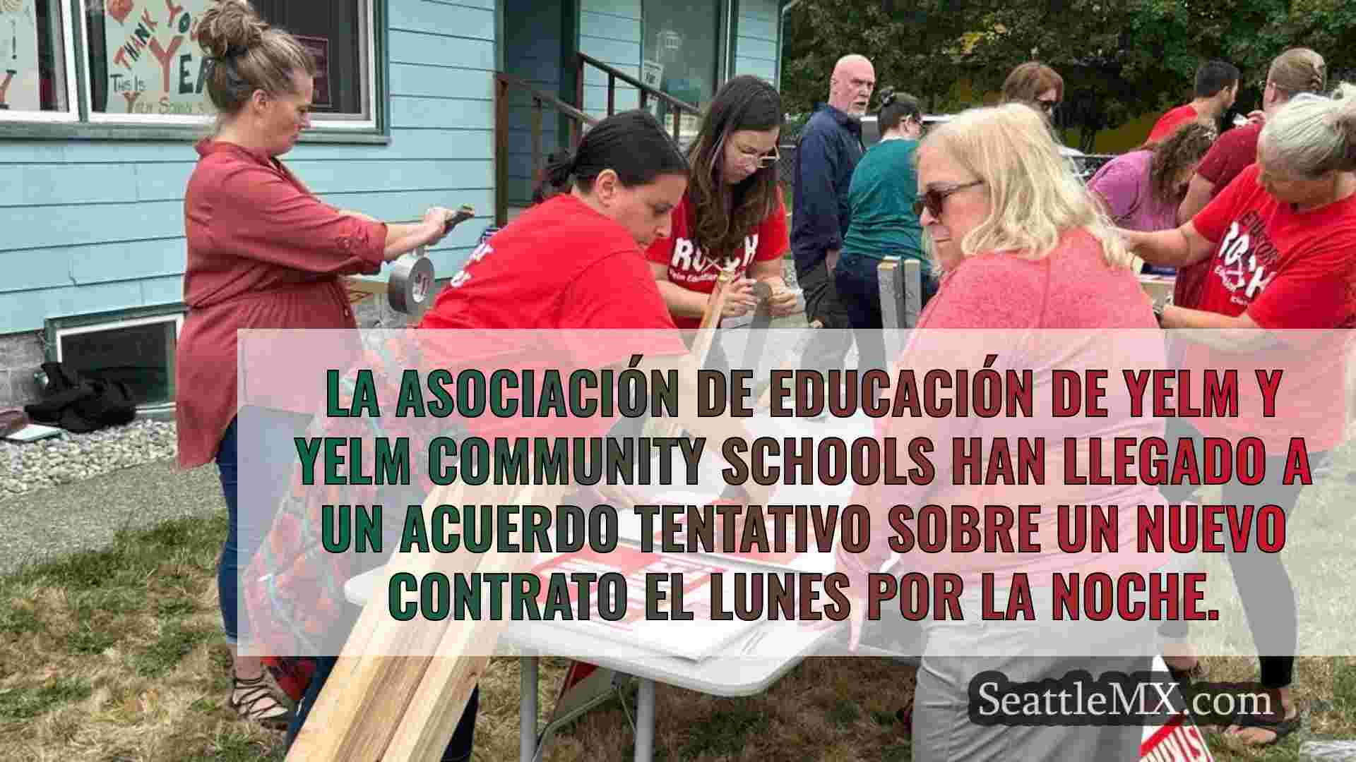 Los profesores de Yelm llegan a un