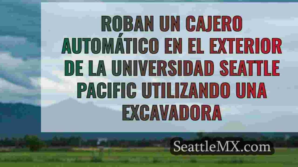 Roban un cajero automático en el
