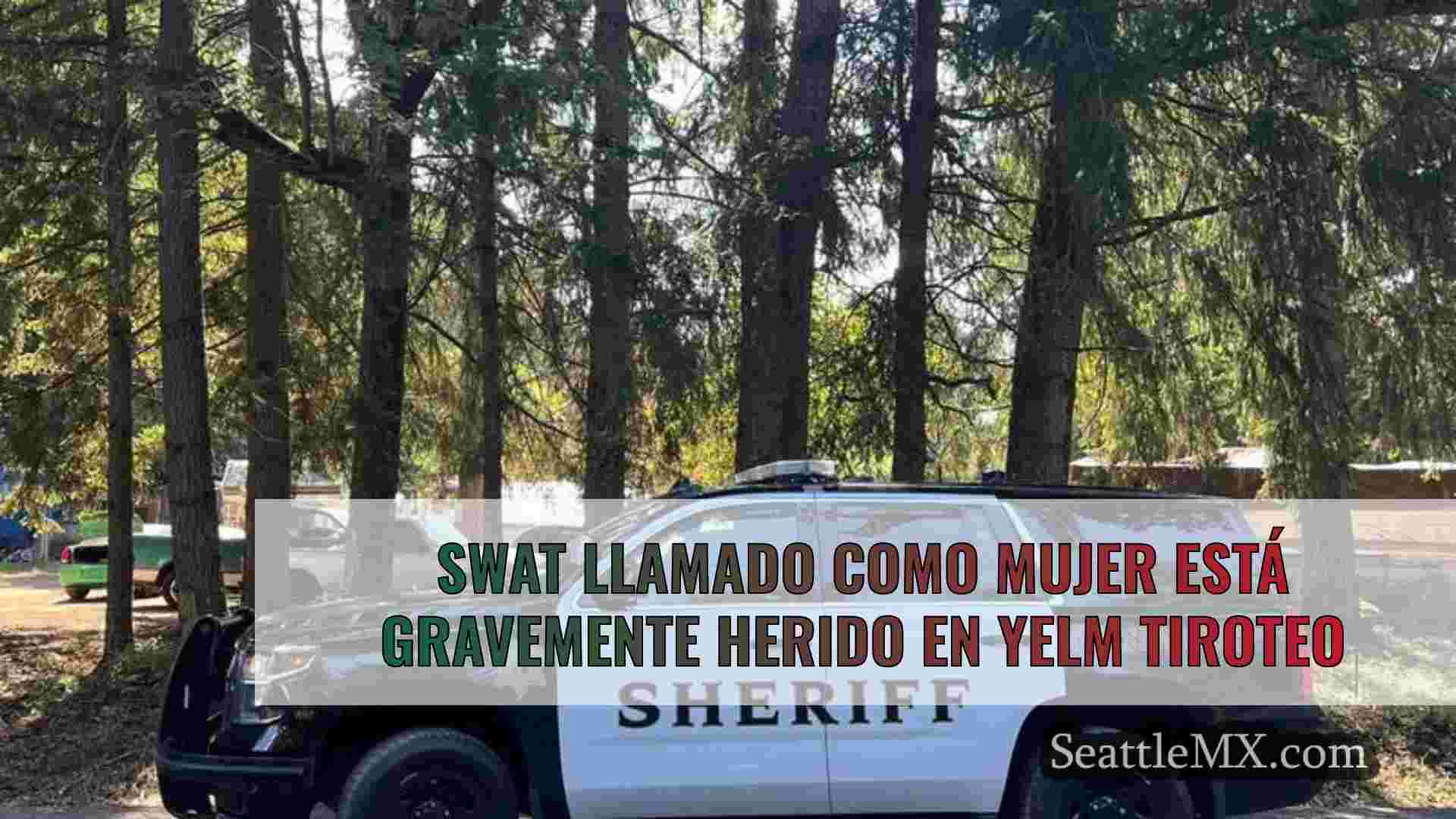 SWAT llamado como mujer está gravemente