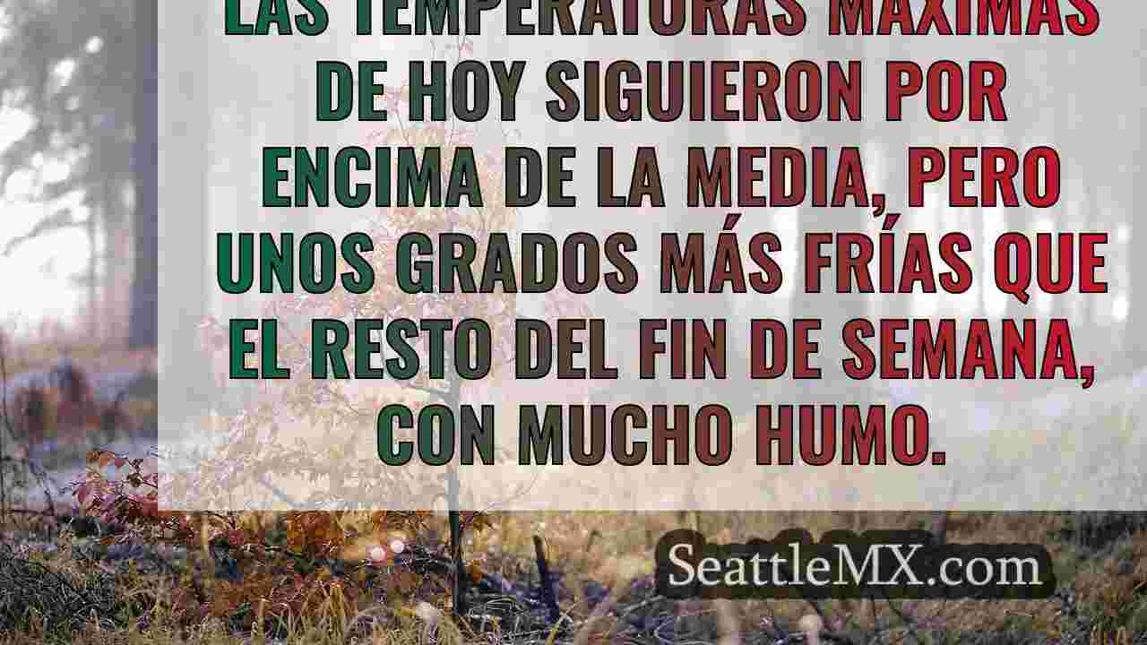 Tiempo en Seattle: Más nubes y más
