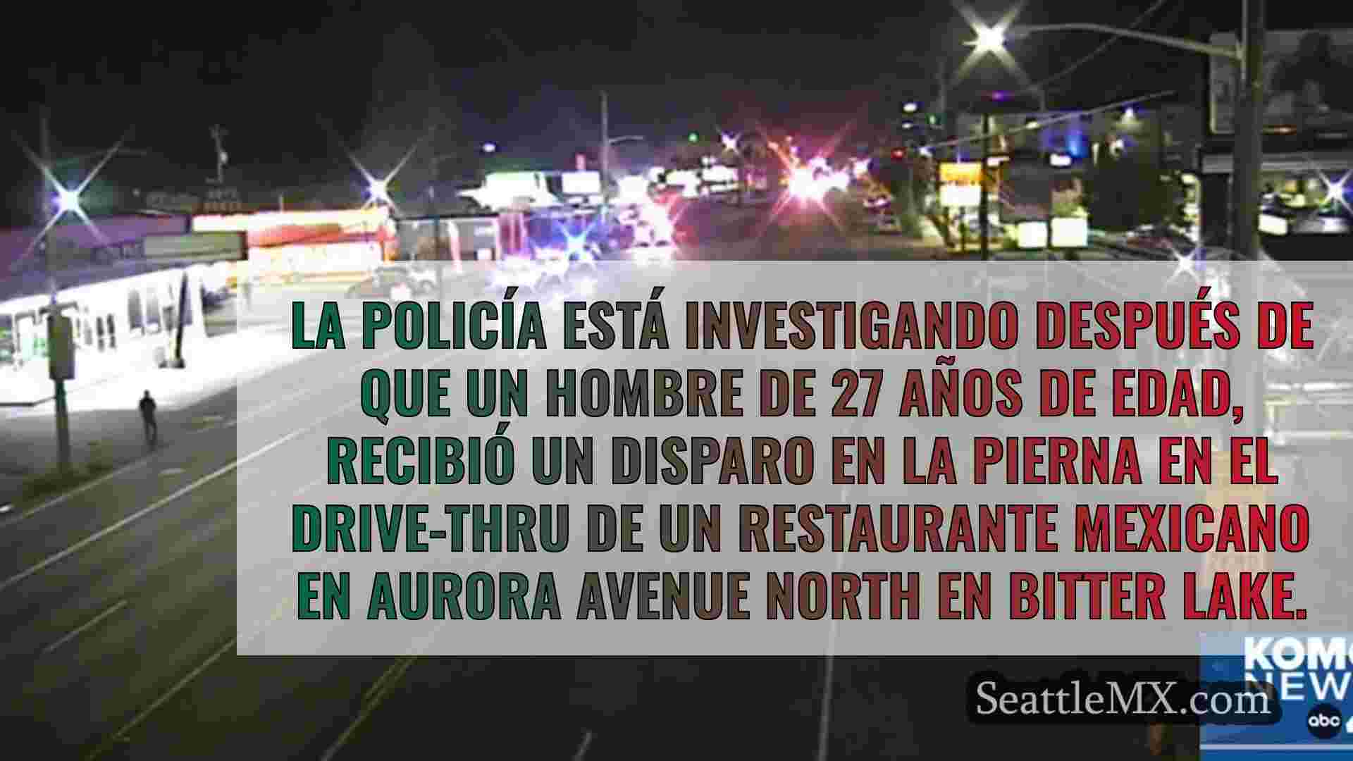 Un hombre herido de bala al enfrentarse