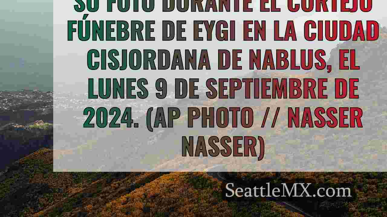 Funeral por la muerte de un activista