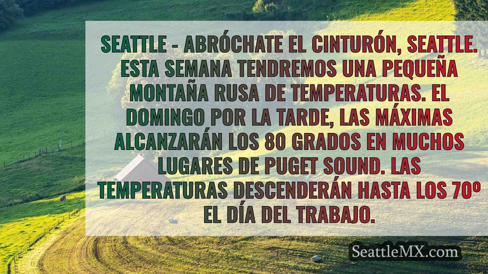 Sol abrasador y temperaturas
