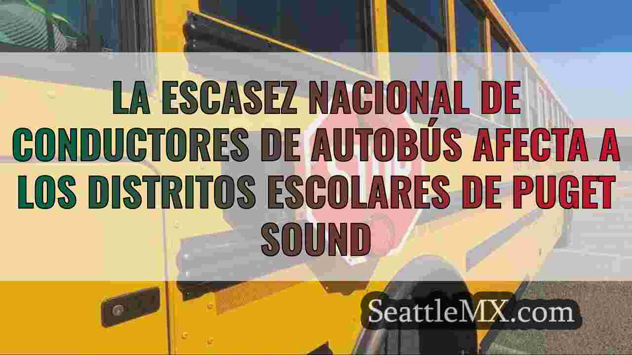La escasez nacional de conductores de