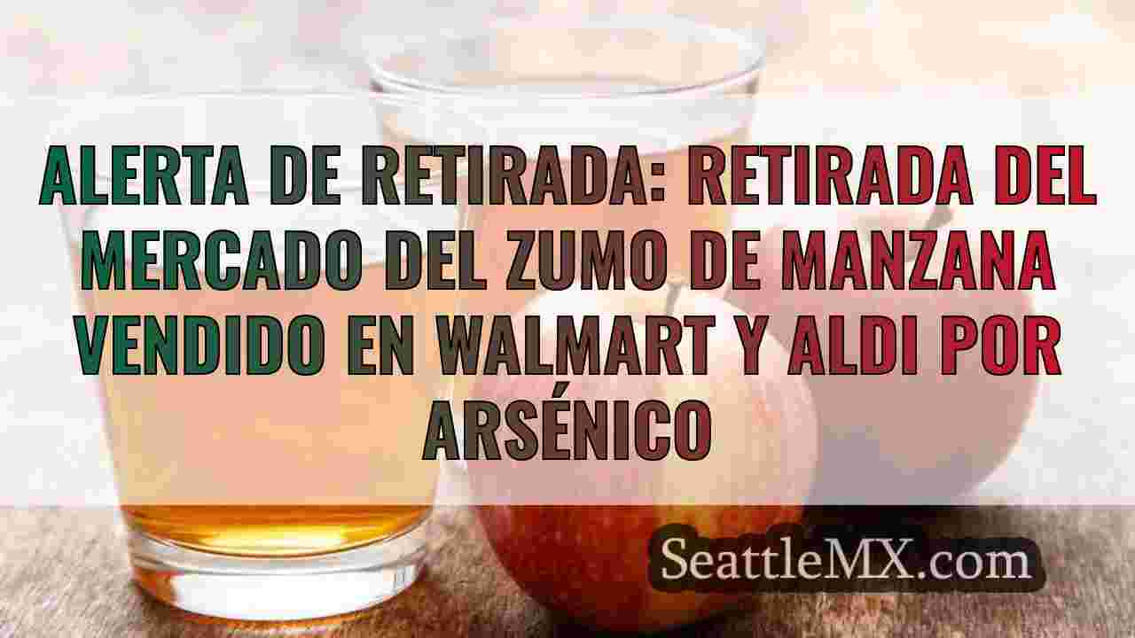 Alerta de retirada: Zumo de manzana