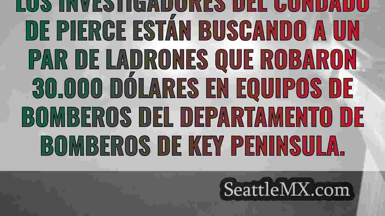 Ladrones roban $30K en equipo del