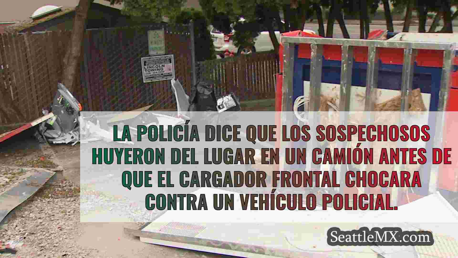 Unos ladrones intentan robar un cajero