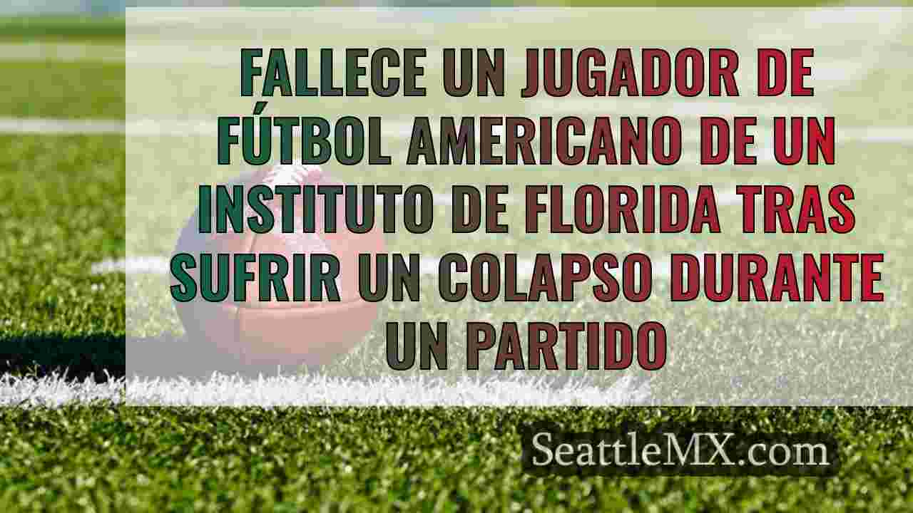 Fallece un jugador de fútbol americano