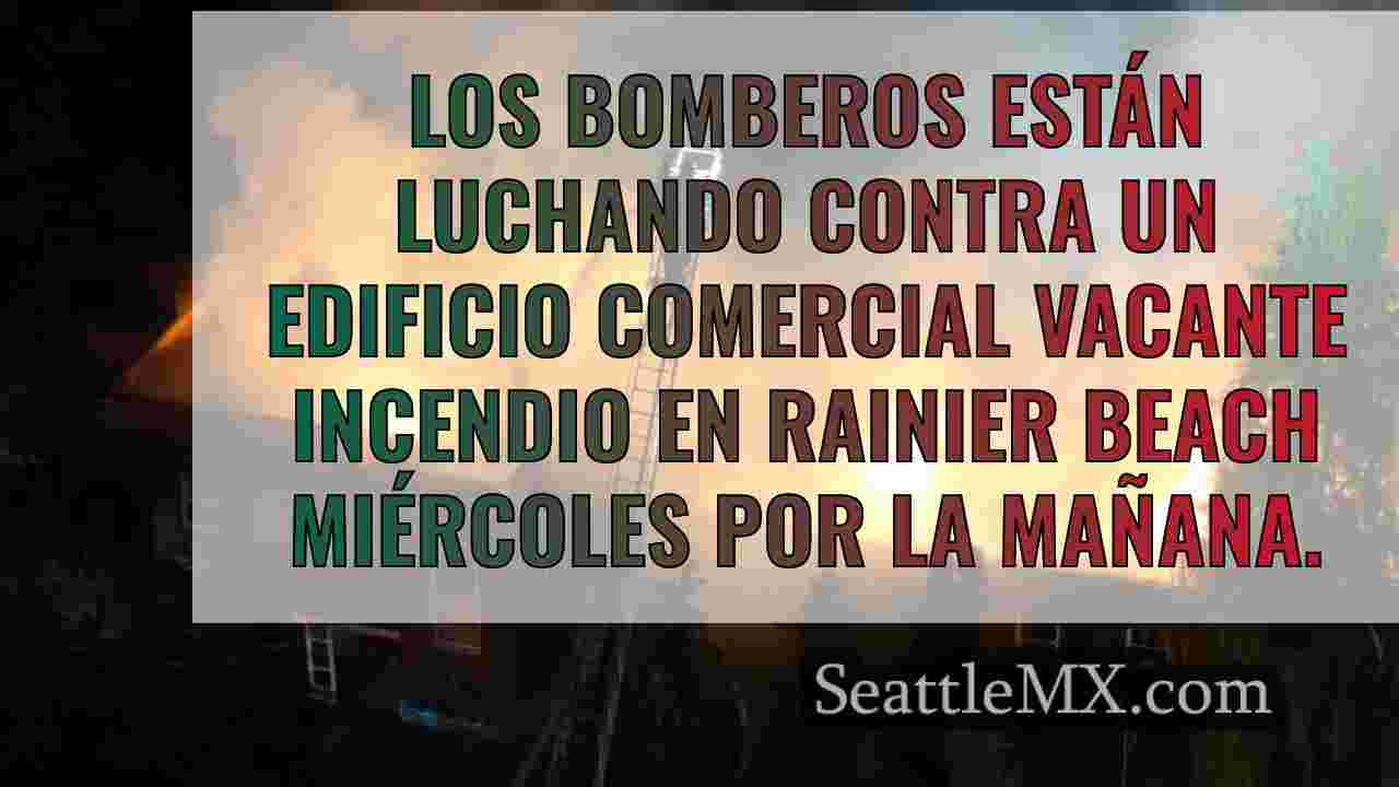 Los bomberos luchan contra las llamas