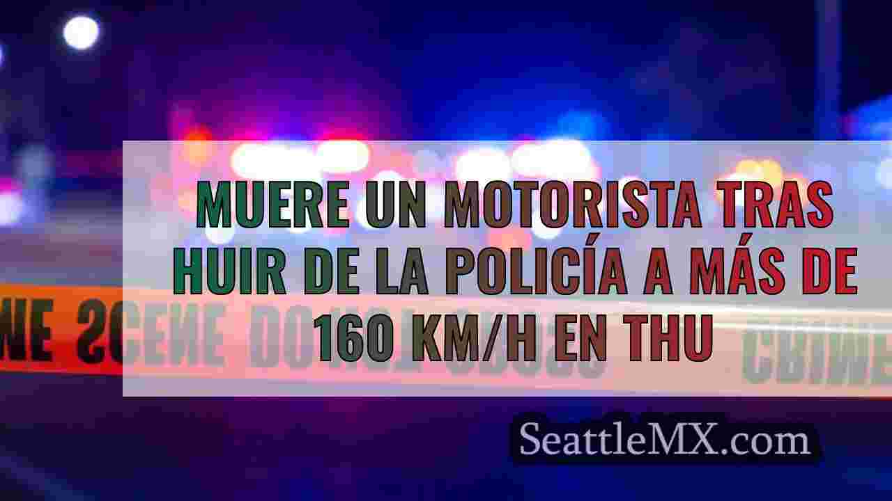 Muere un motorista tras huir de la