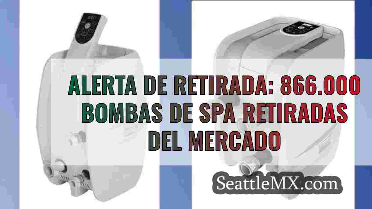 Alerta de retirada: 866.000 bombas de