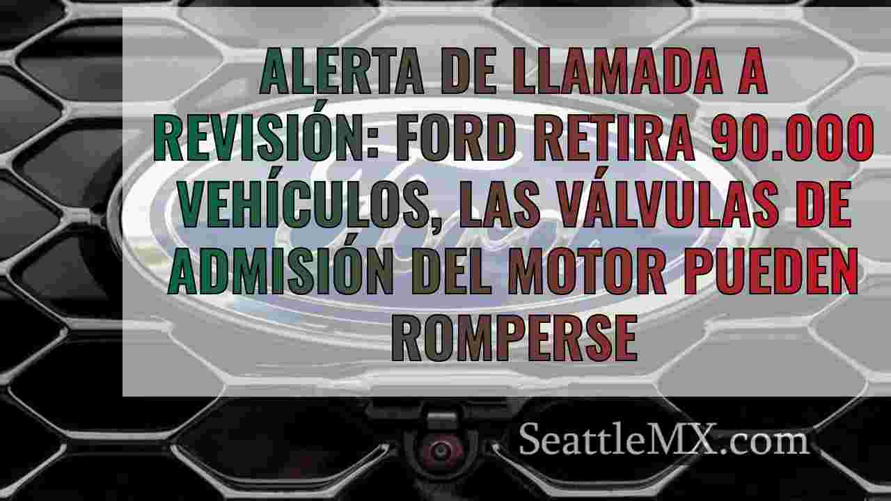 Alerta de llamada a revisión: Ford
