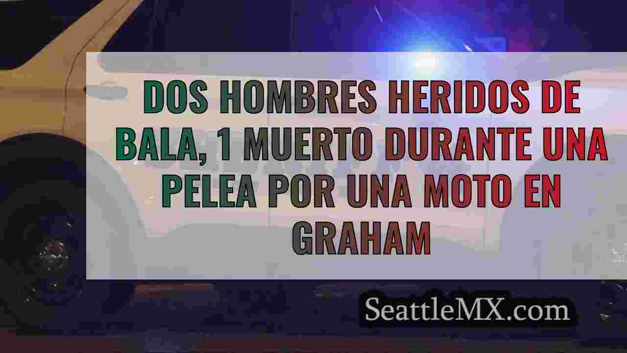 Dos hombres heridos de bala, 1 muerto