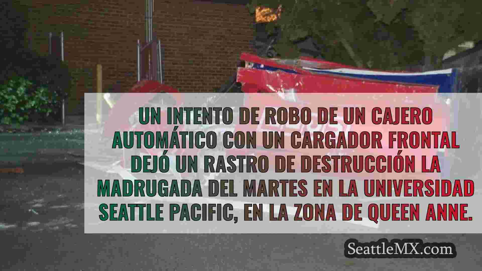 Un intento de robo en un cajero