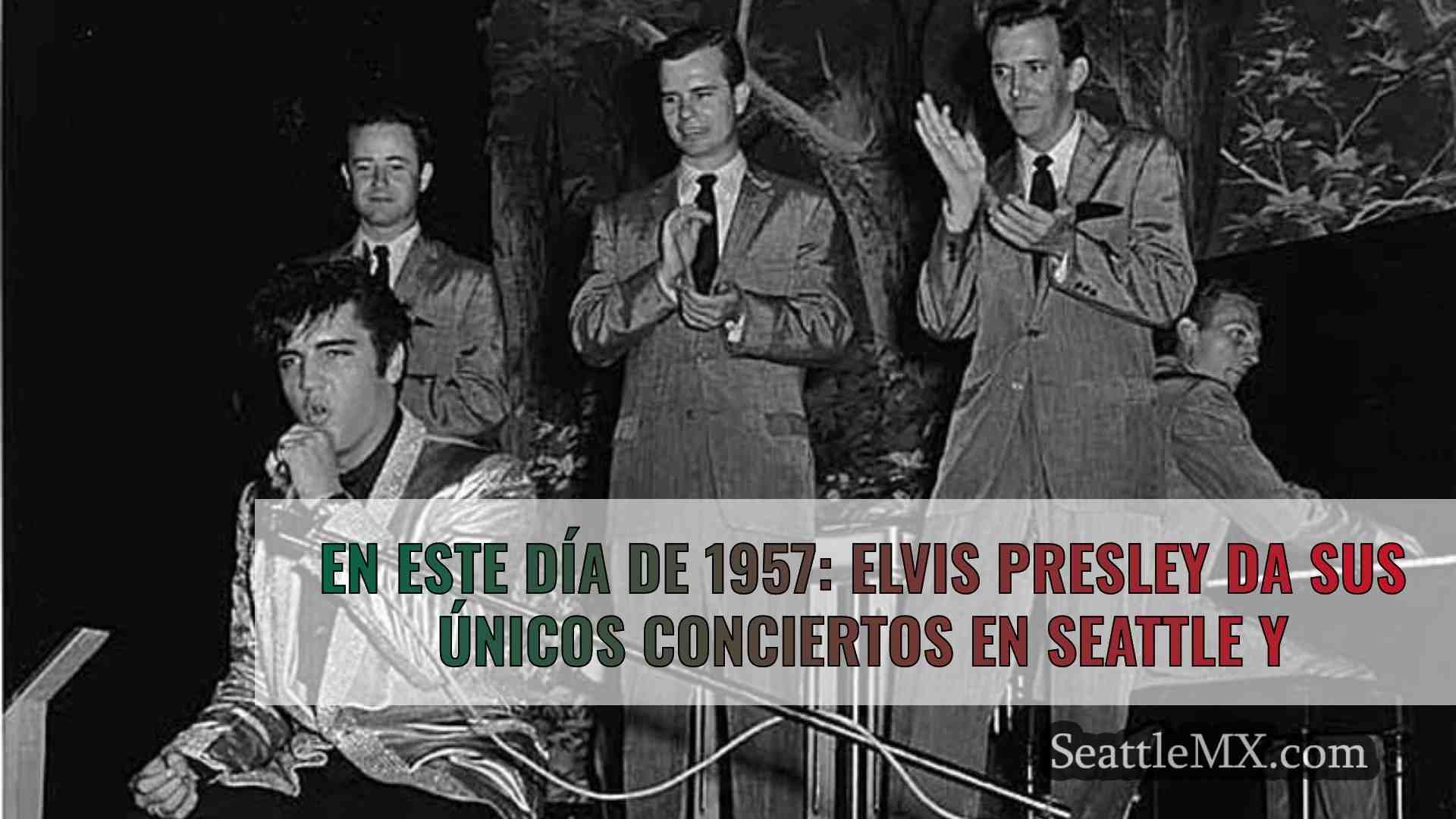 En este día de 1957: Elvis Presley da