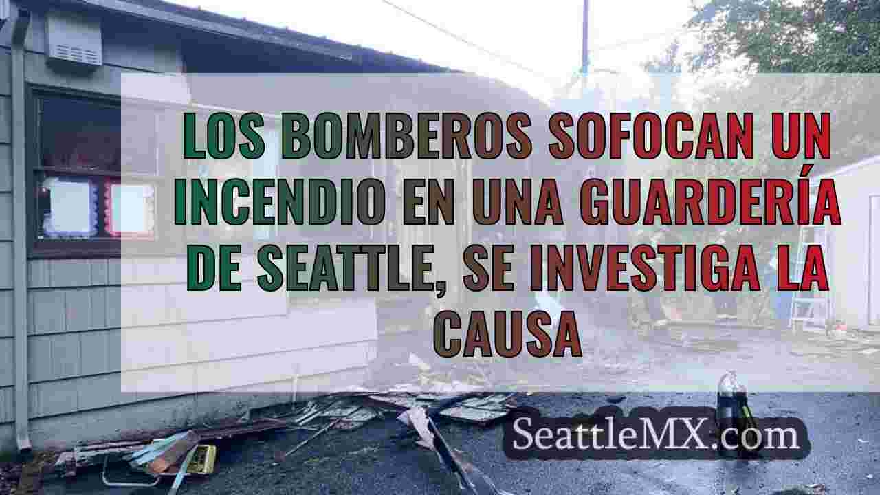 Los bomberos sofocan un incendio en una