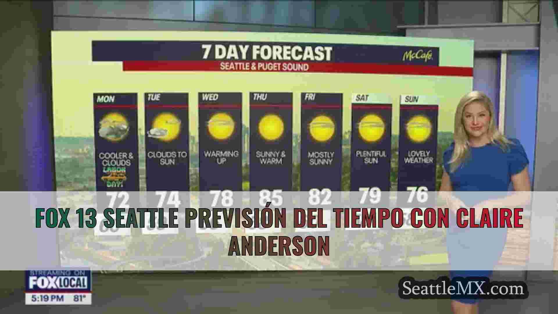 El tiempo en Seattle: Nubes y más