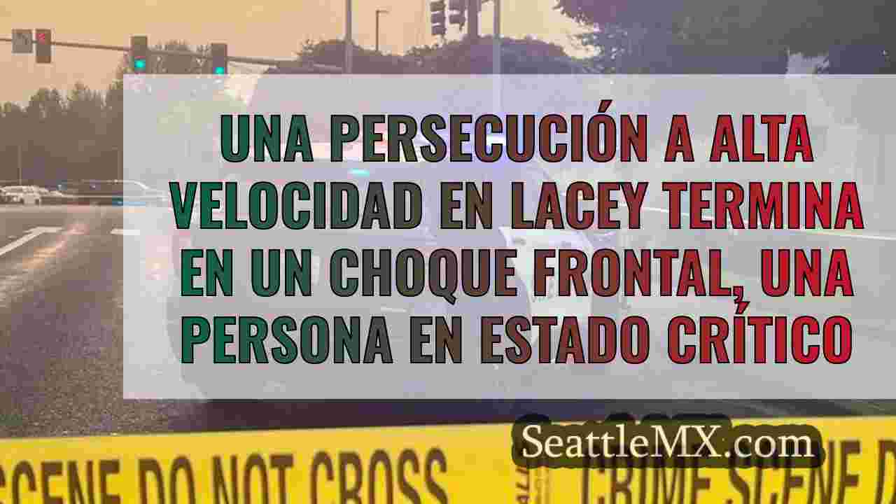 Una persecución a alta velocidad en