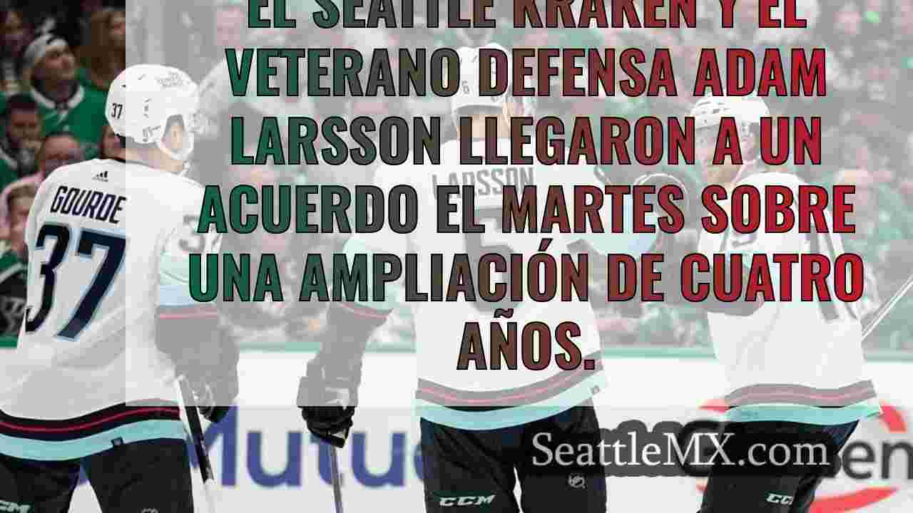 El defensa Adam Larsson firma una