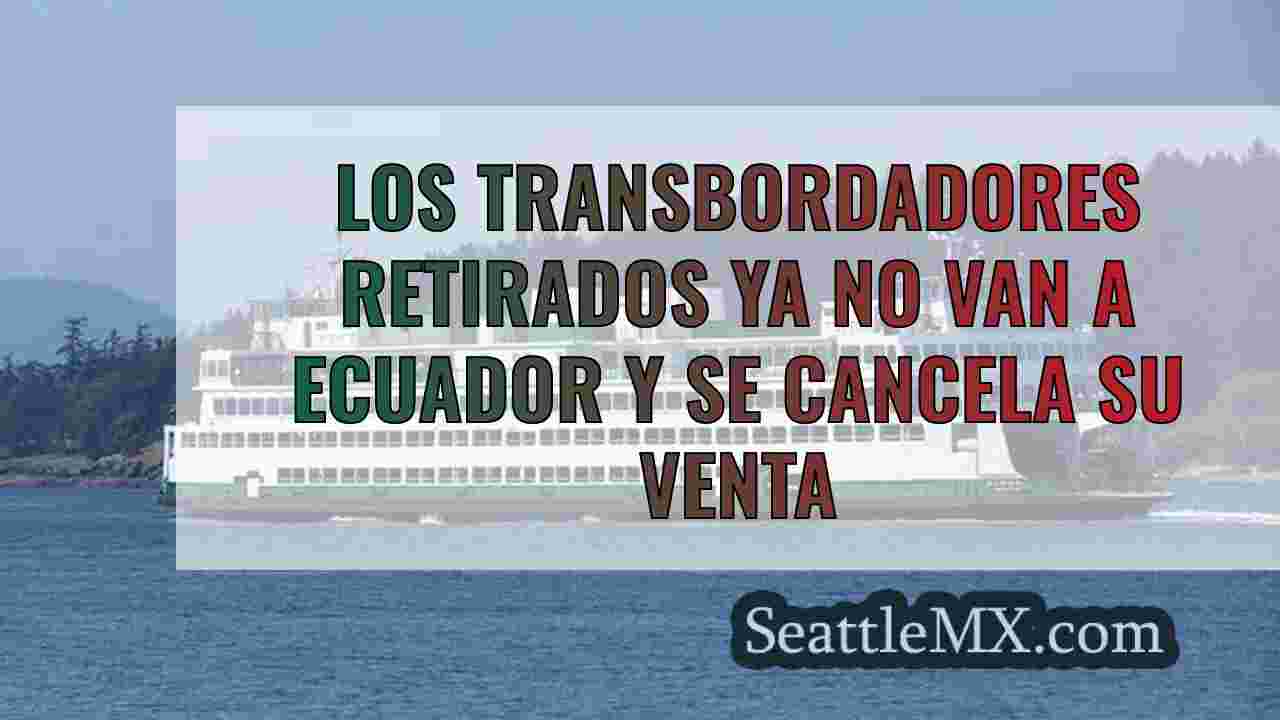 Los transbordadores retirados ya no van
