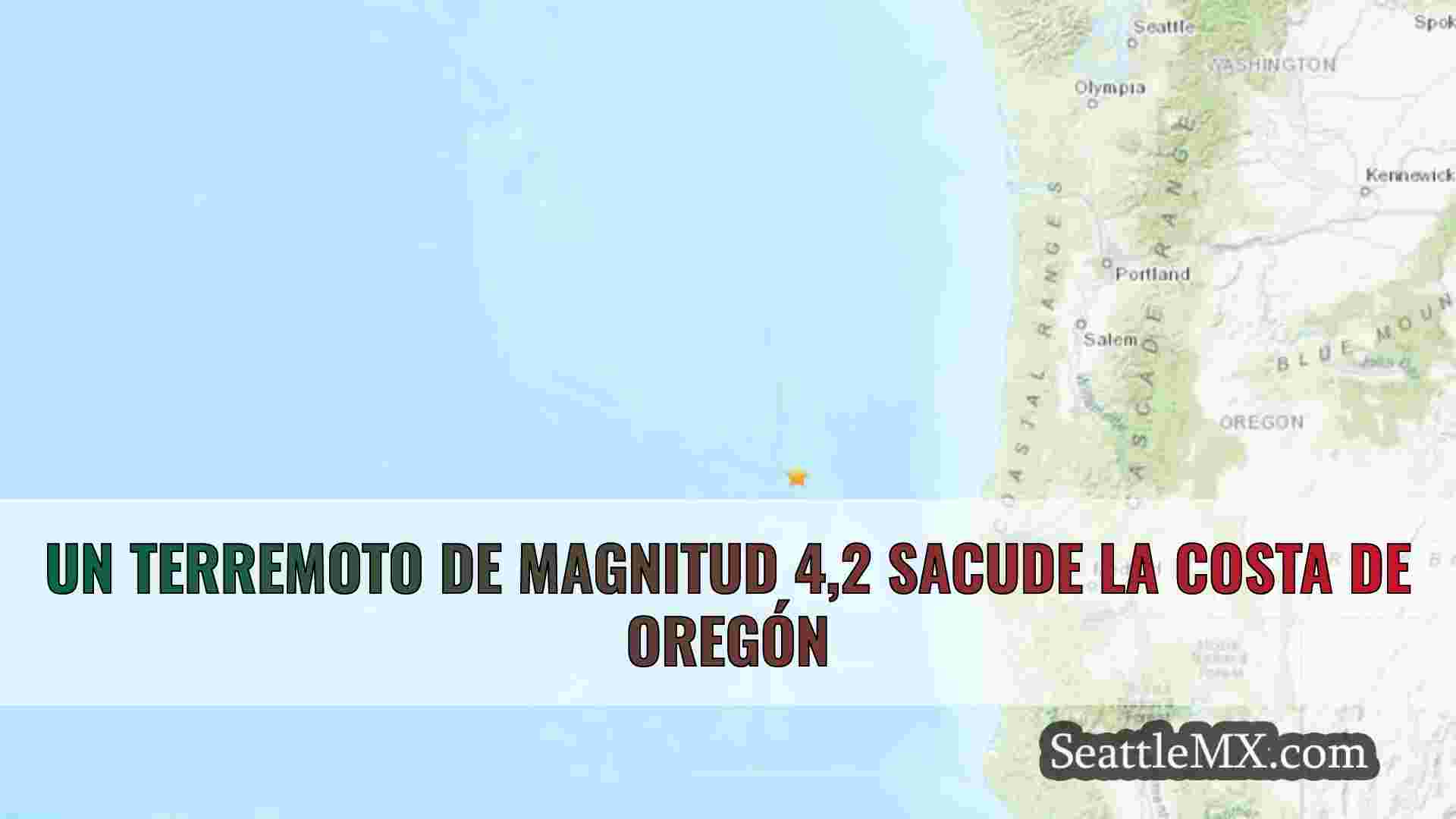 Un terremoto de magnitud 4,2 sacude la