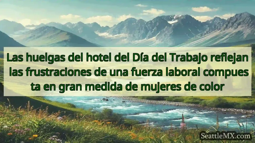 noticias de seattle Las huelgas del hotel del Día del