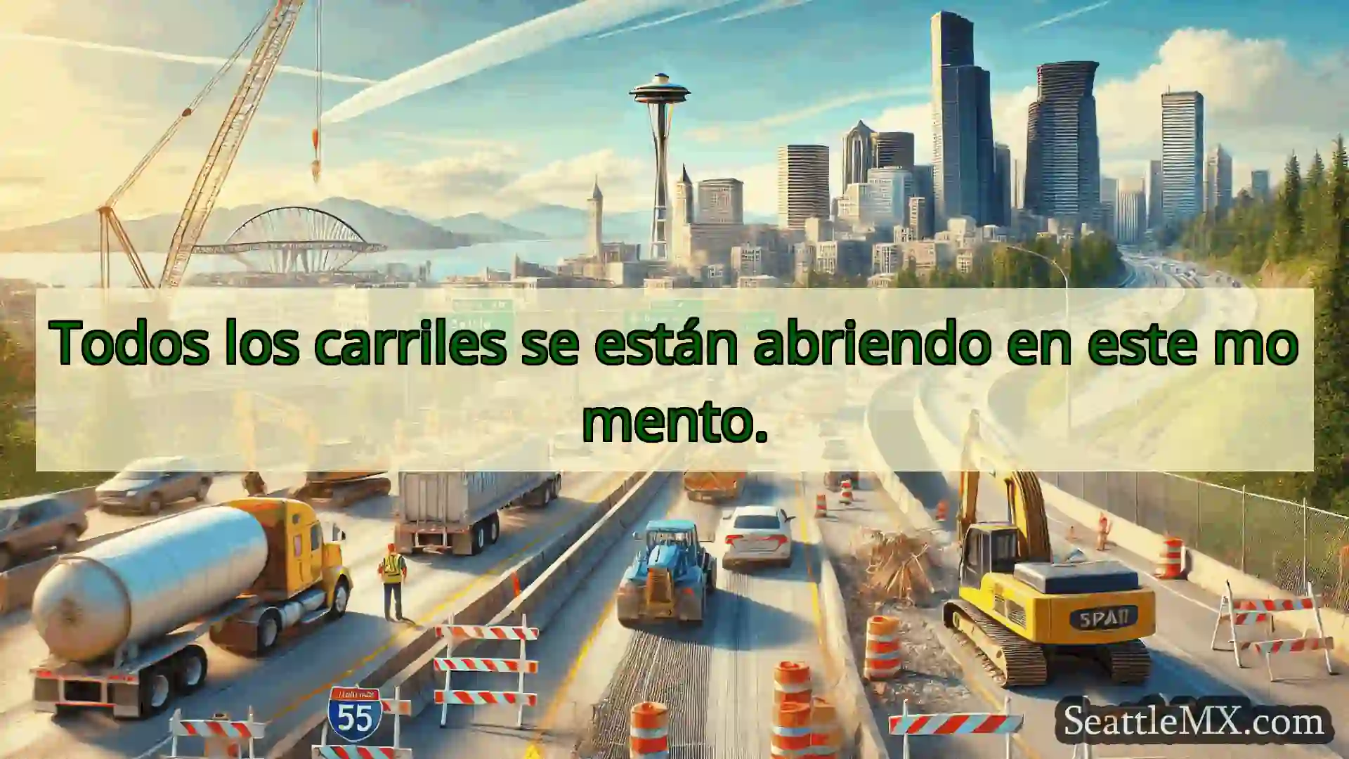 Noticias de transporte de Seattle Todos los carriles se están