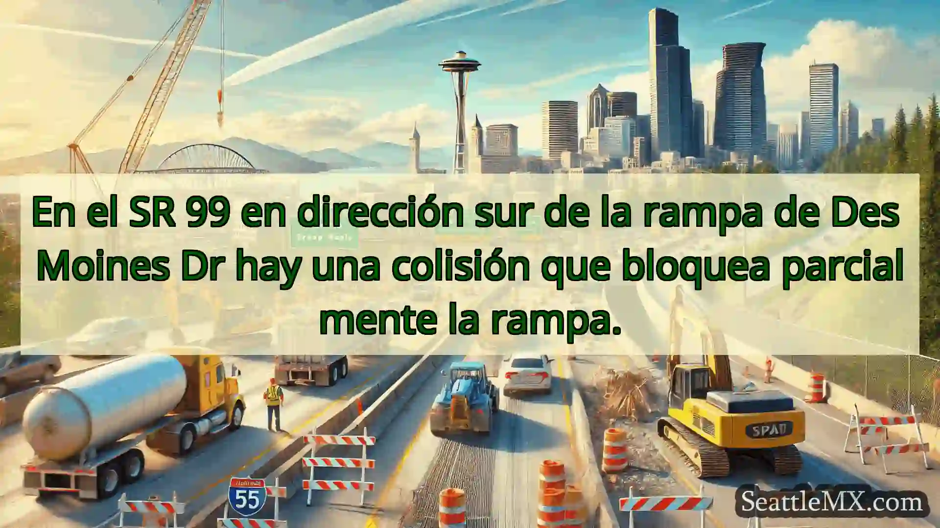 Noticias de transporte de Seattle En el SR 99 en dirección sur de la