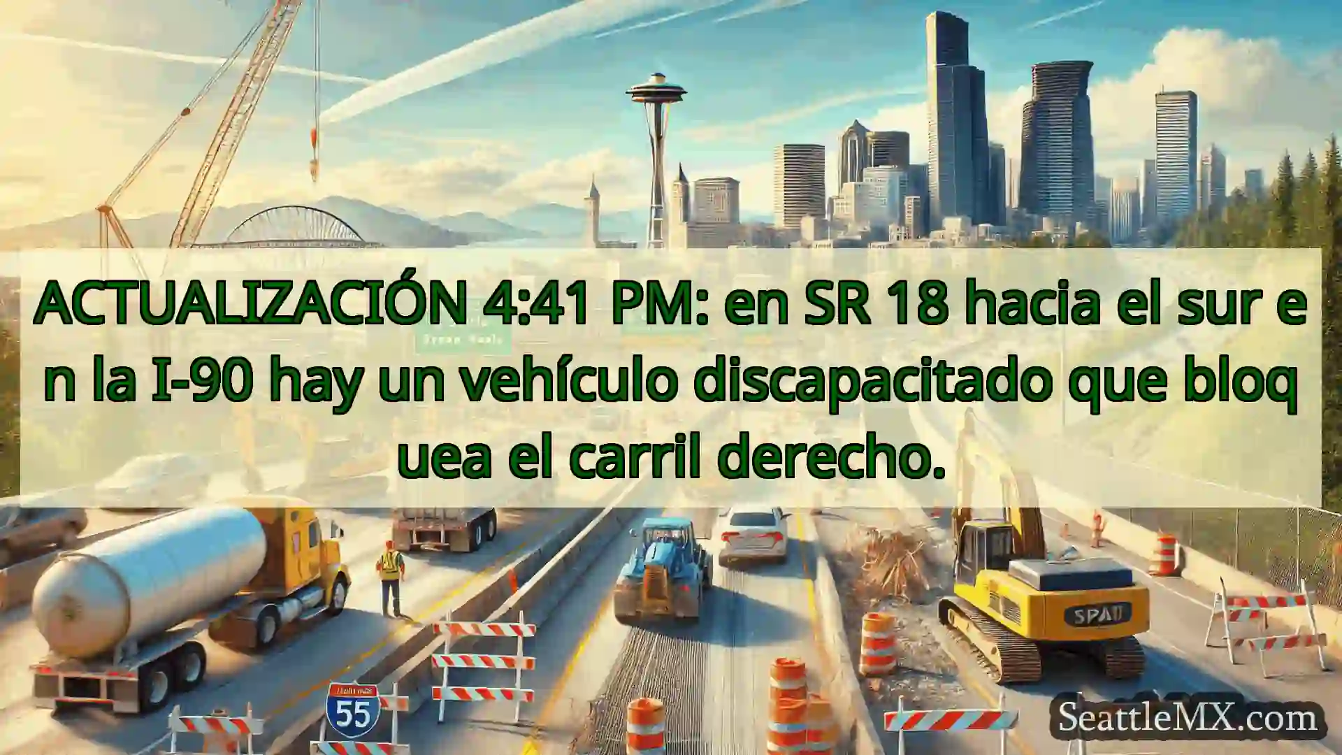 Noticias de transporte de Seattle ACTUALIZACIÓN 4:41 PM: en SR 18