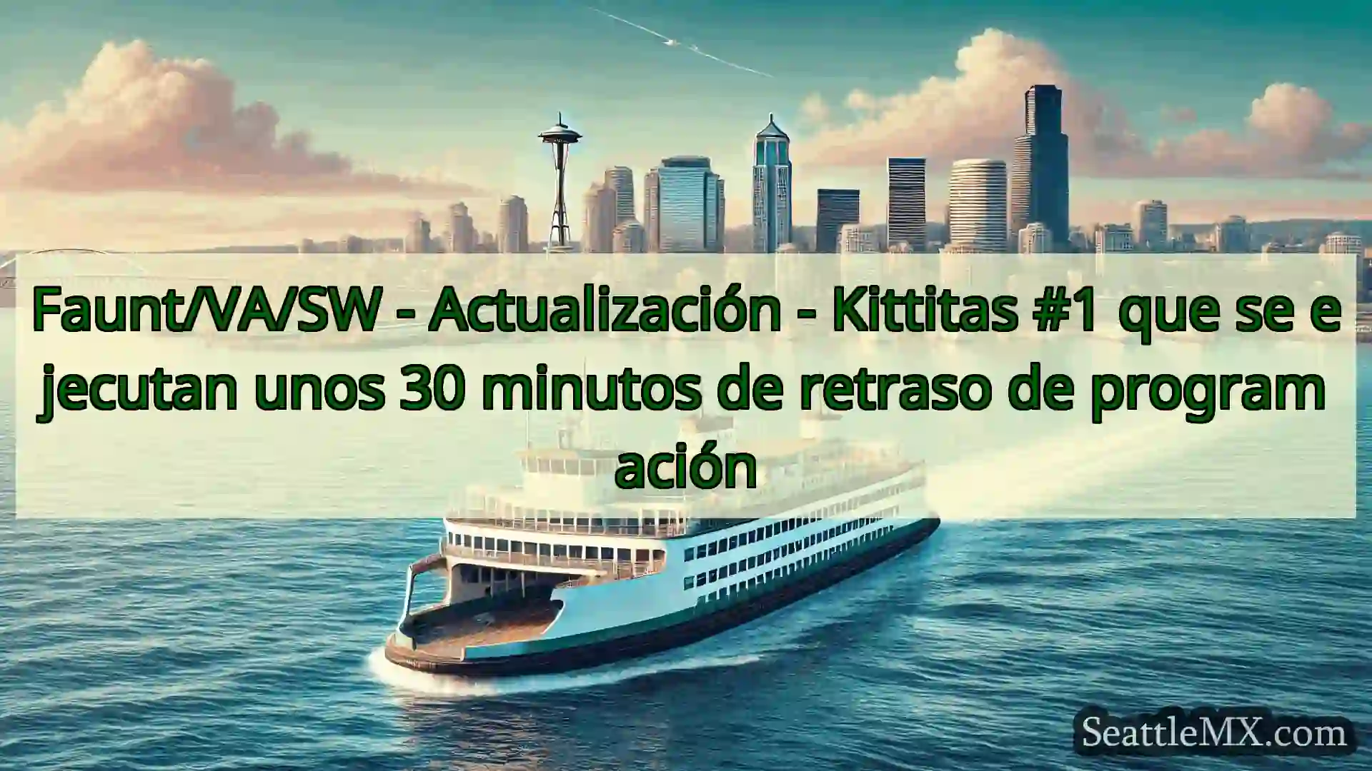 noticias del ferry de seattle Faunt/VA/SW - Actualización -