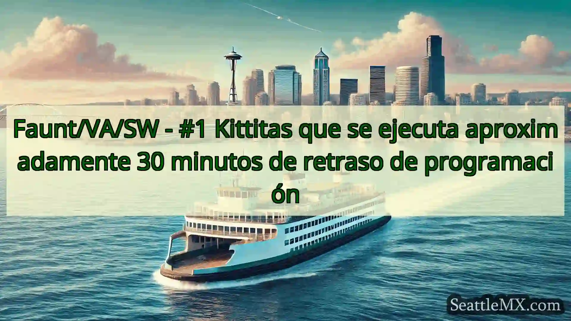 noticias del ferry de seattle Faunt/VA/SW - #1 Kittitas que se