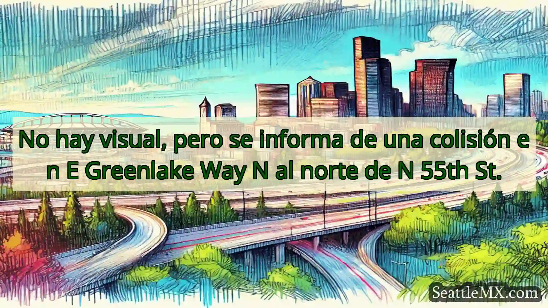 Noticias de transporte de Seattle No hay visual, pero se informa de