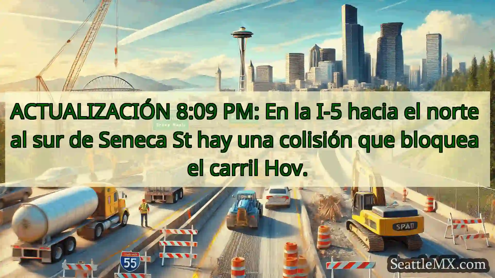 Noticias de transporte de Seattle ACTUALIZACIÓN 8:09 PM: En la I-5