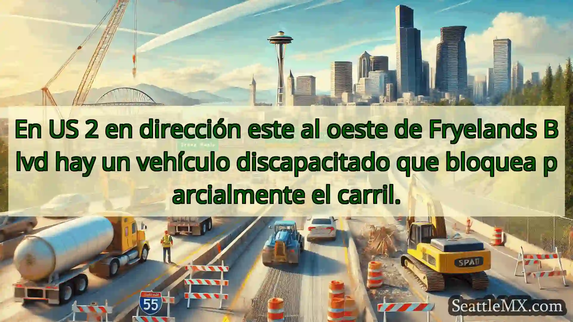 Noticias de transporte de Seattle En US 2 en dirección este al oeste