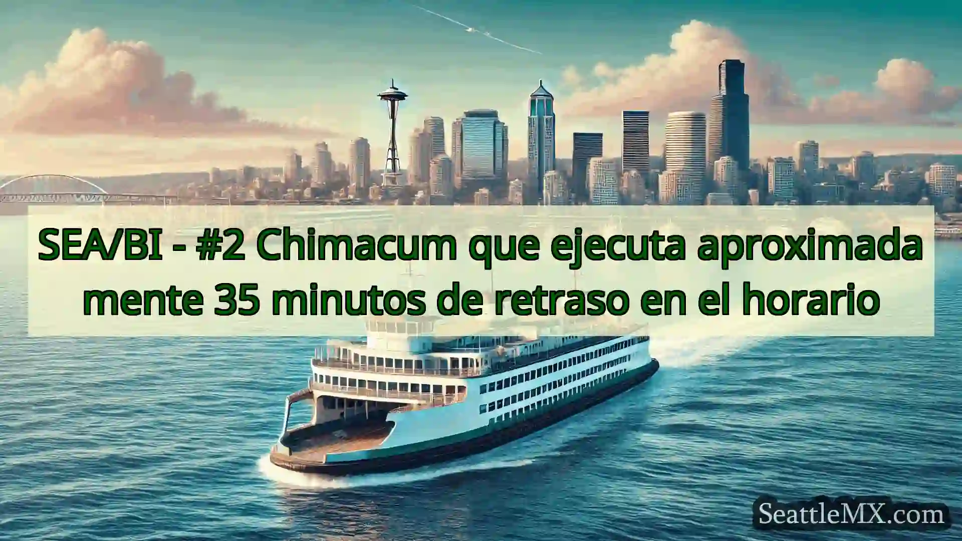 noticias del ferry de seattle SEA/BI - #2 Chimacum que ejecuta