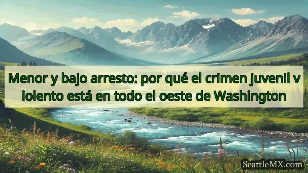 noticias de seattle Menor y bajo arresto: por qué el
