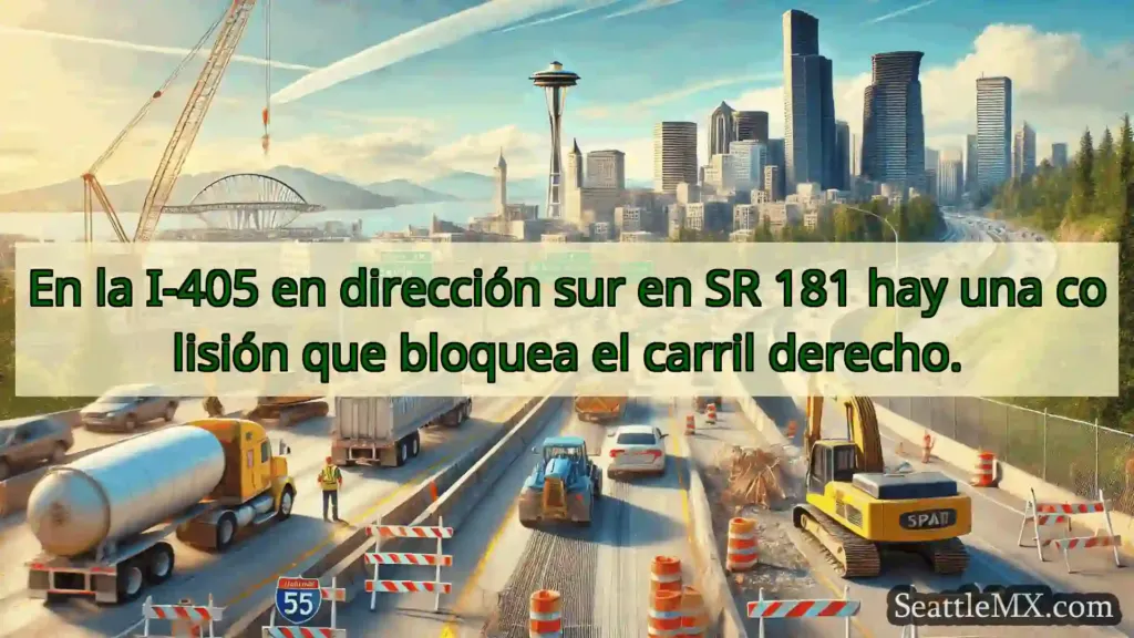 Noticias de transporte de Seattle En la I-405 en dirección sur en SR