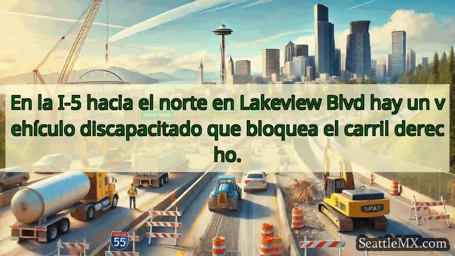 Noticias de transporte de Seattle En la I-5 hacia el norte en