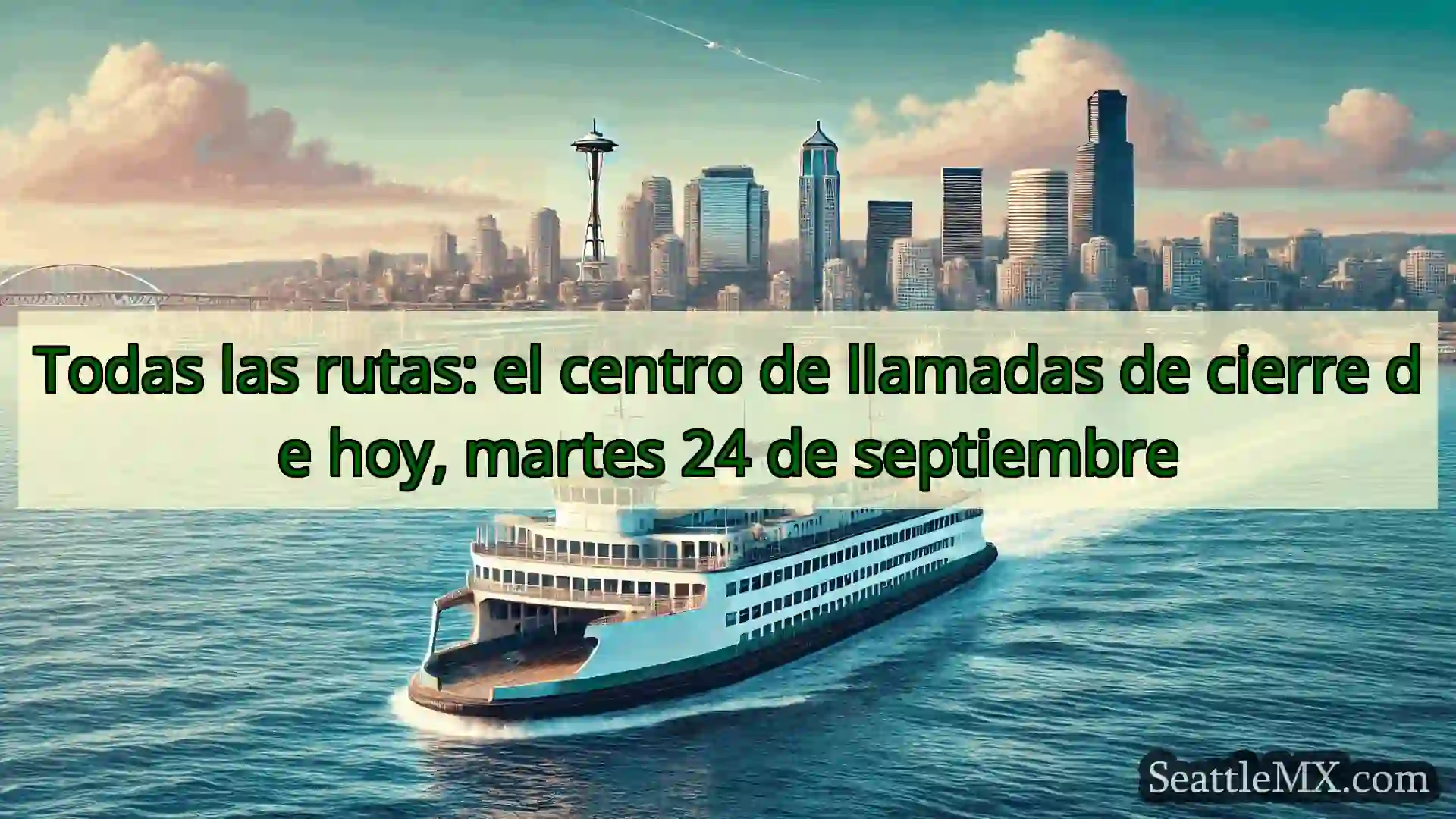 noticias del ferry de seattle Todas las rutas: el centro de