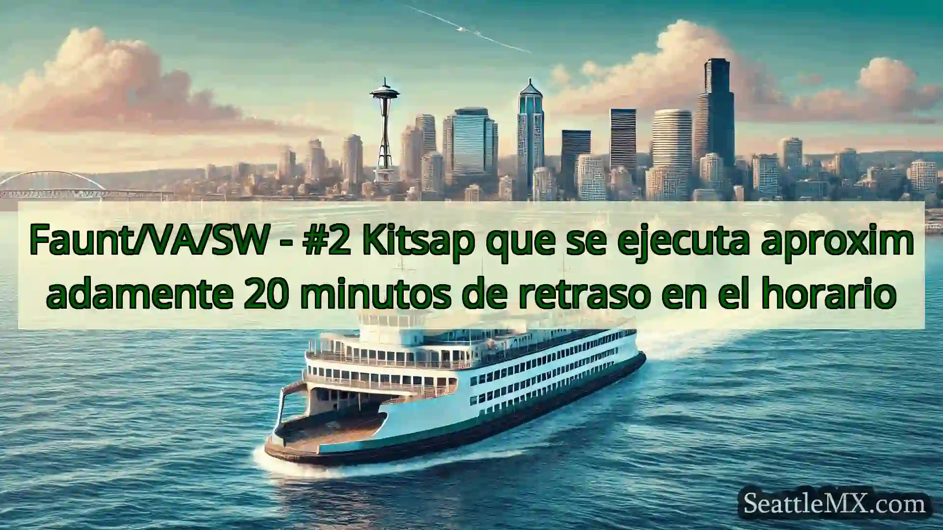 noticias del ferry de seattle Faunt/VA/SW - #2 Kitsap que se
