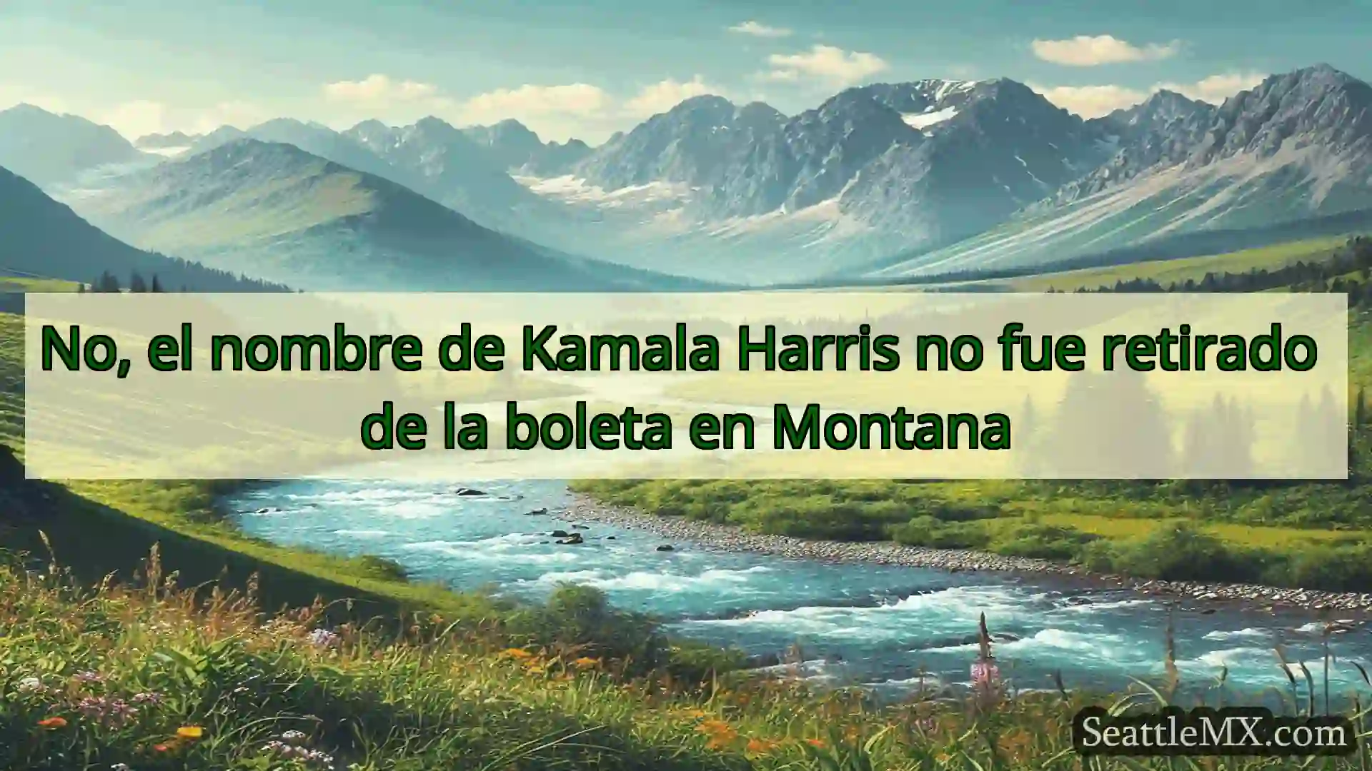 noticias de seattle No, el nombre de Kamala Harris no