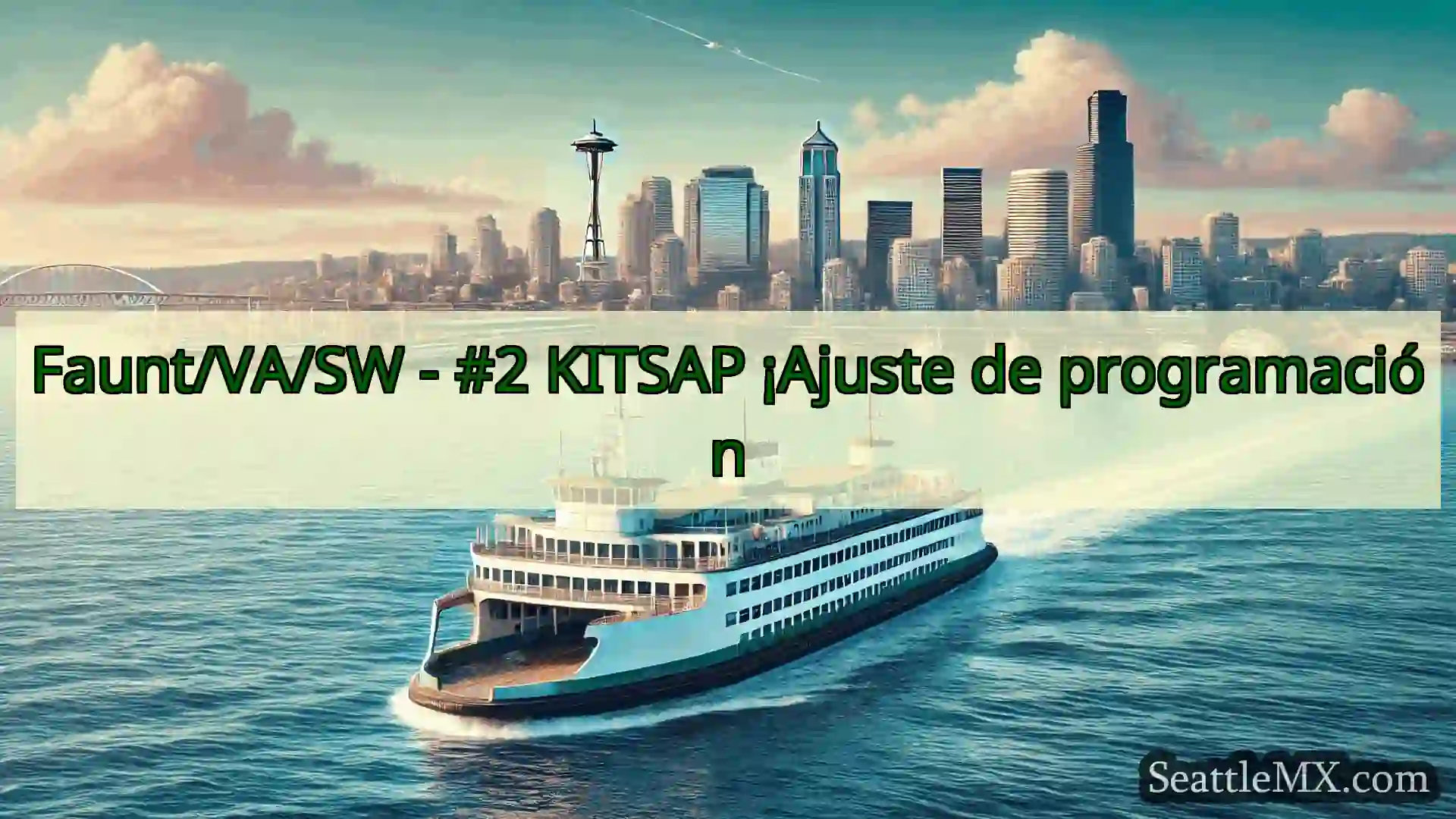 noticias del ferry de seattle Faunt/VA/SW - #2 KITSAP ¡Ajuste de
