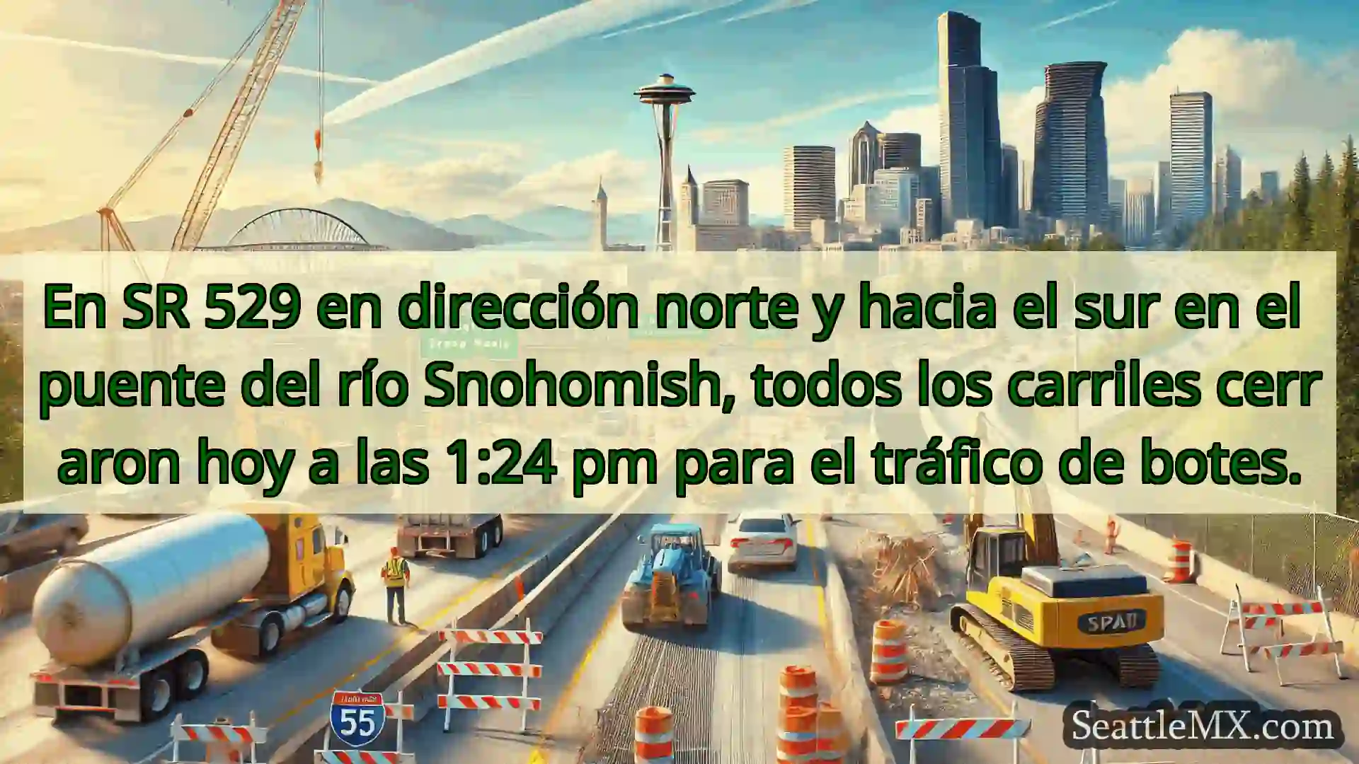 Noticias de transporte de Seattle En SR 529 en dirección norte y