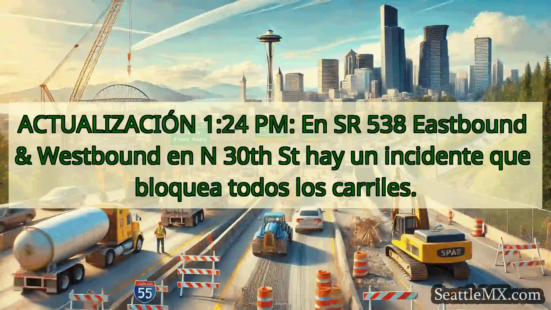 Noticias de transporte de Seattle ACTUALIZACIÓN 1:24 PM: En SR 538