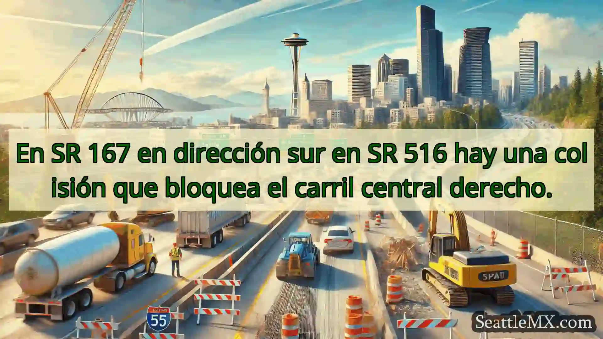 Noticias de transporte de Seattle En SR 167 en dirección sur en SR