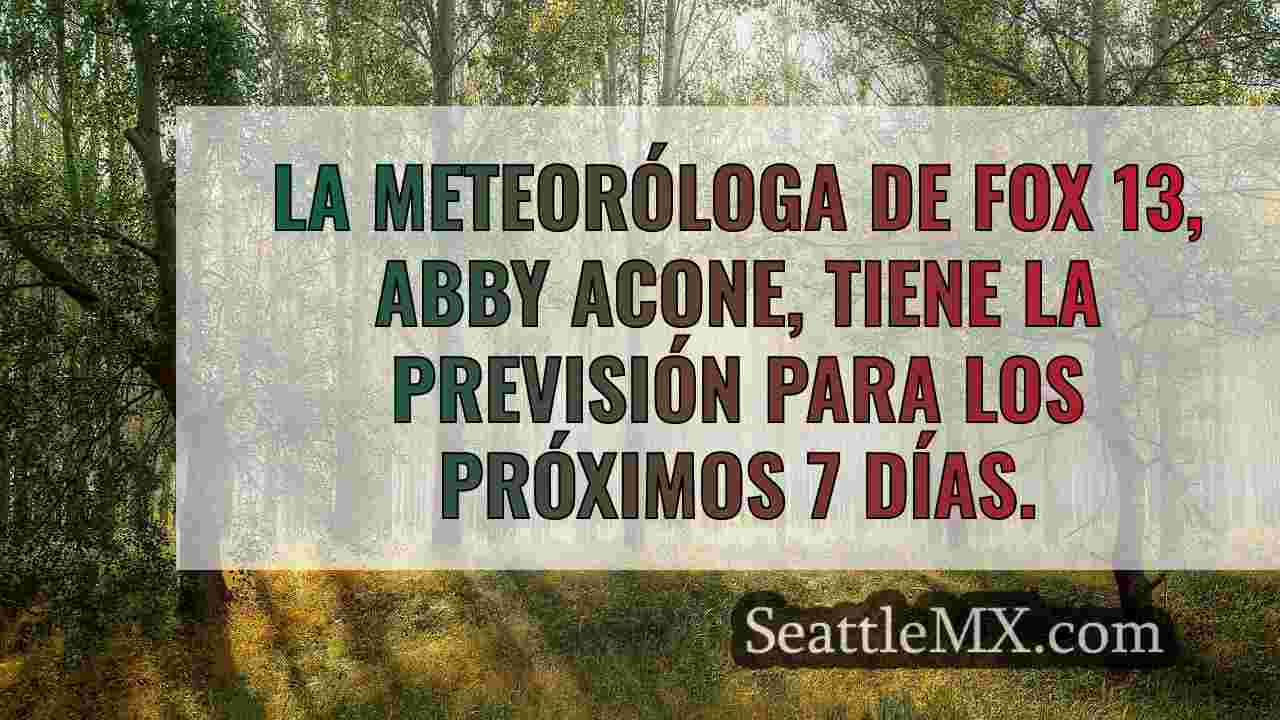 El tiempo en Seattle: Tormentas