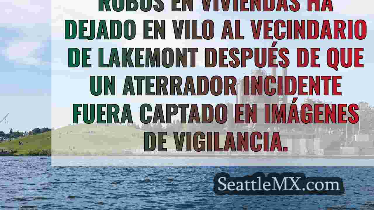 La escalofriante grabación de un