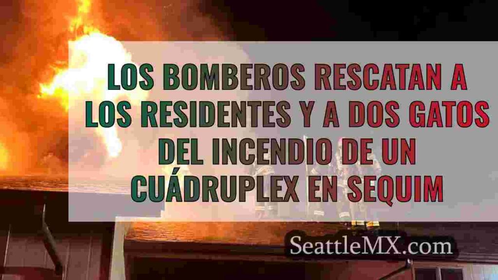 Los bomberos rescatan a los residentes